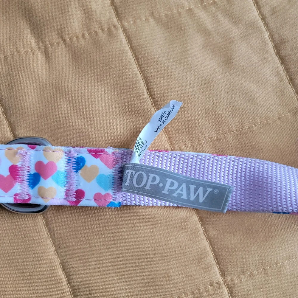 Top Paw Colorful Heart Kids Belt